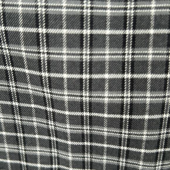 Eddie Bauer Men's Gray White Plaid Long Sleeve Relaxed Fit Shirt Size Small - Picture 5 of 11